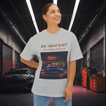 Volkswagen Golf R- Premium, Ultra Soft Unisex Oversized Boxy Tee Printify by The Night Shift Automotive Apparel
