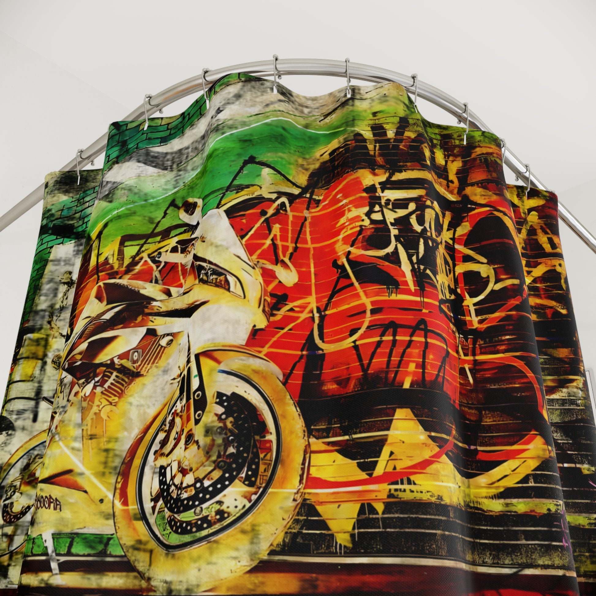 Shower Curtains Printify by The Night Shift Automotive Apparel