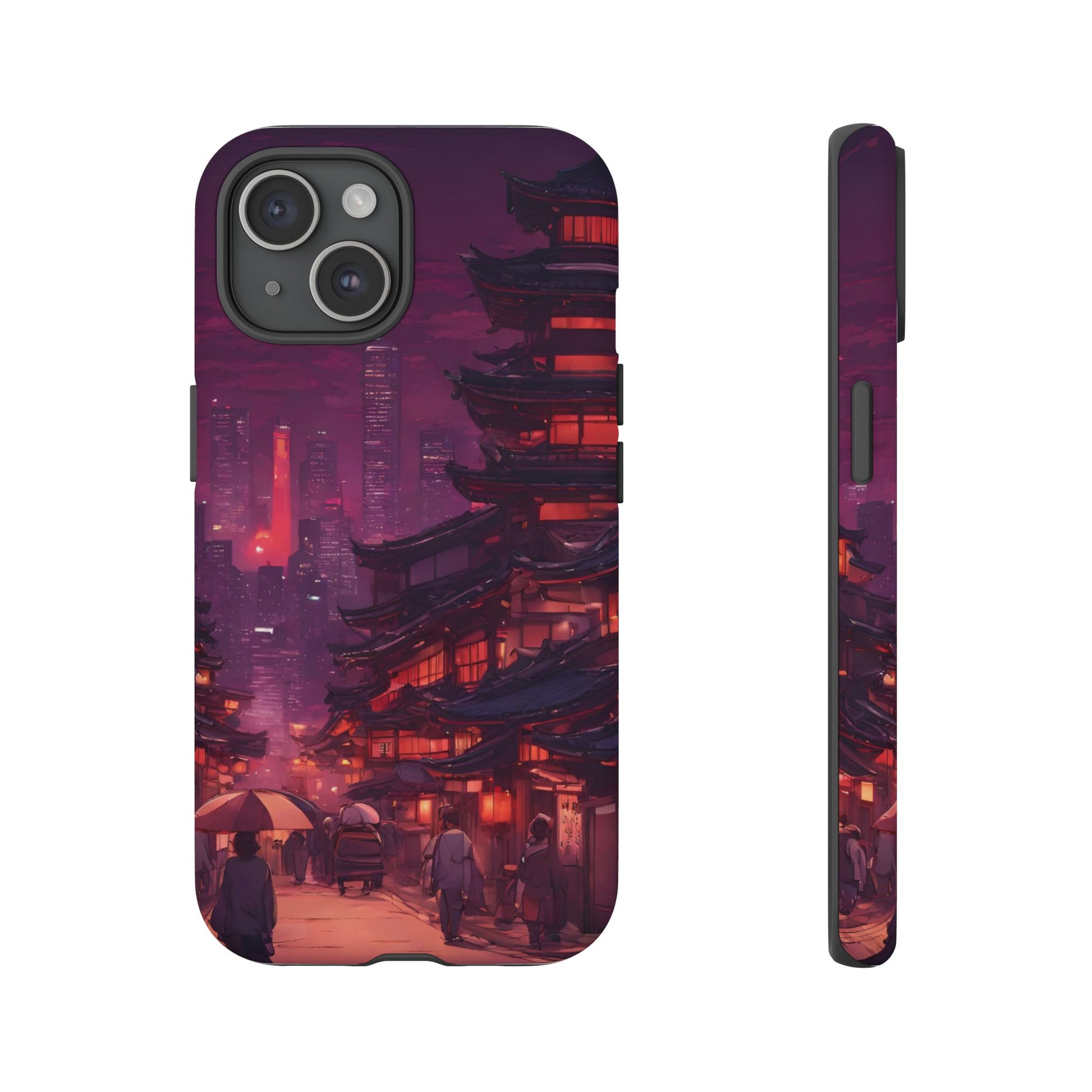 Traditional Japanese Village Countryside-Dual Layer Ultra Tough Phone Case Printify by The Night Shift Automotive Apparel
