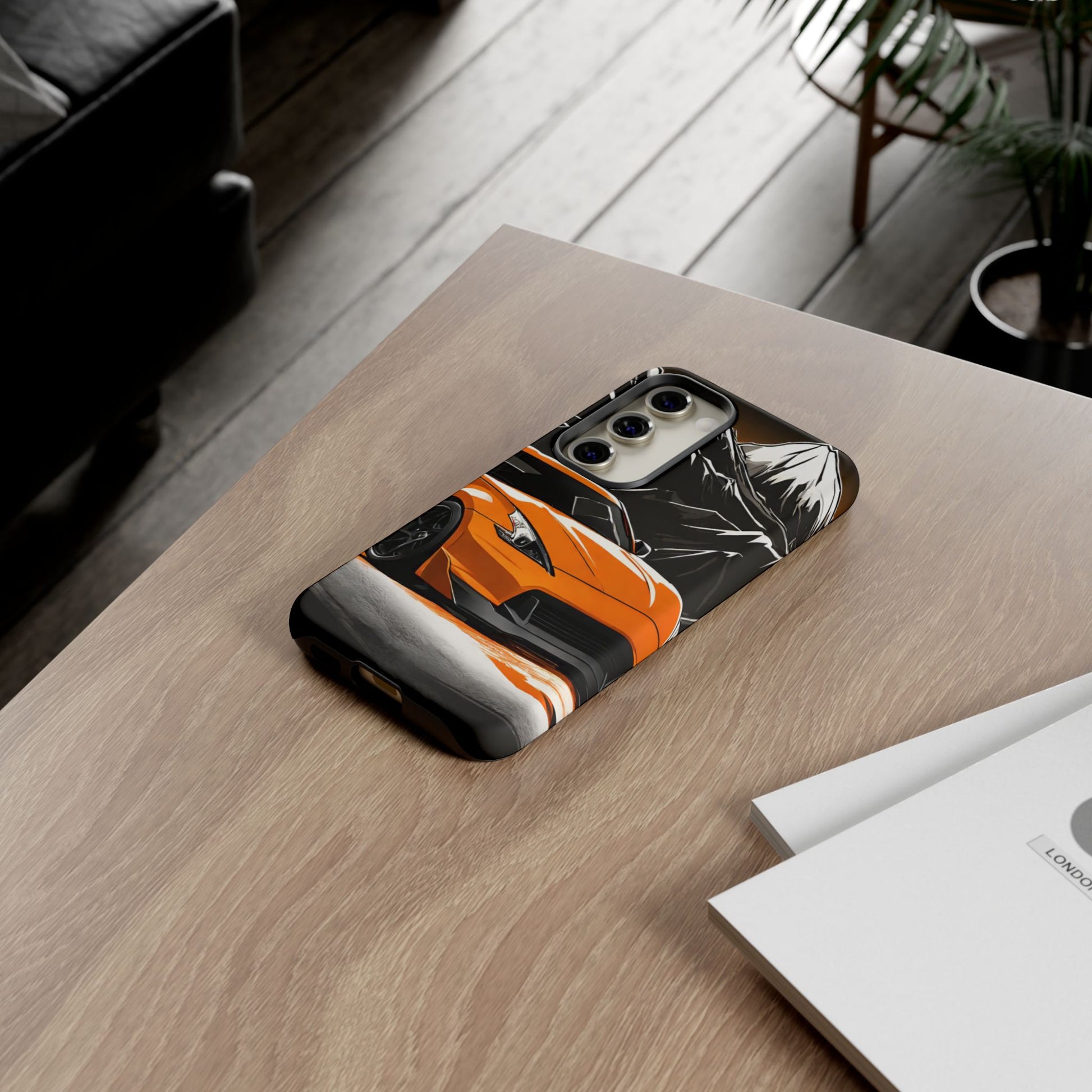 Nissan 370Z Mt Fuji-Dual Layer Ultra Tough Phone Case Samsung Galaxy S23 Matte Printify by The Night Shift Automotive Apparel