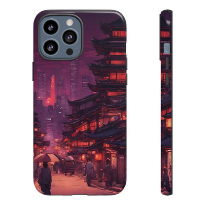 Traditional Japanese Village Countryside-Dual Layer Ultra Tough Phone Case Printify by The Night Shift Automotive Apparel