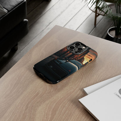 Mitsubishi 3000GT VR4 Street Life-Dual Layer Ultra Tough Phone Case iPhone 14 Pro Glossy Printify by The Night Shift Automotive Apparel