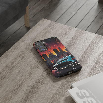 Volkswagon Golf GTI Fireworks-Dual Layer Ultra Tough Phone Case Samsung Galaxy S21 FE Matte Printify by The Night Shift Automotive Apparel