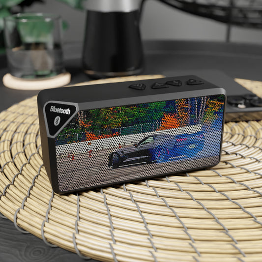 Chevy Corvette C7 Drifting-Jabba Bluetooth Speaker 4.25" x 2.25" Black Printify by The Night Shift Automotive Apparel