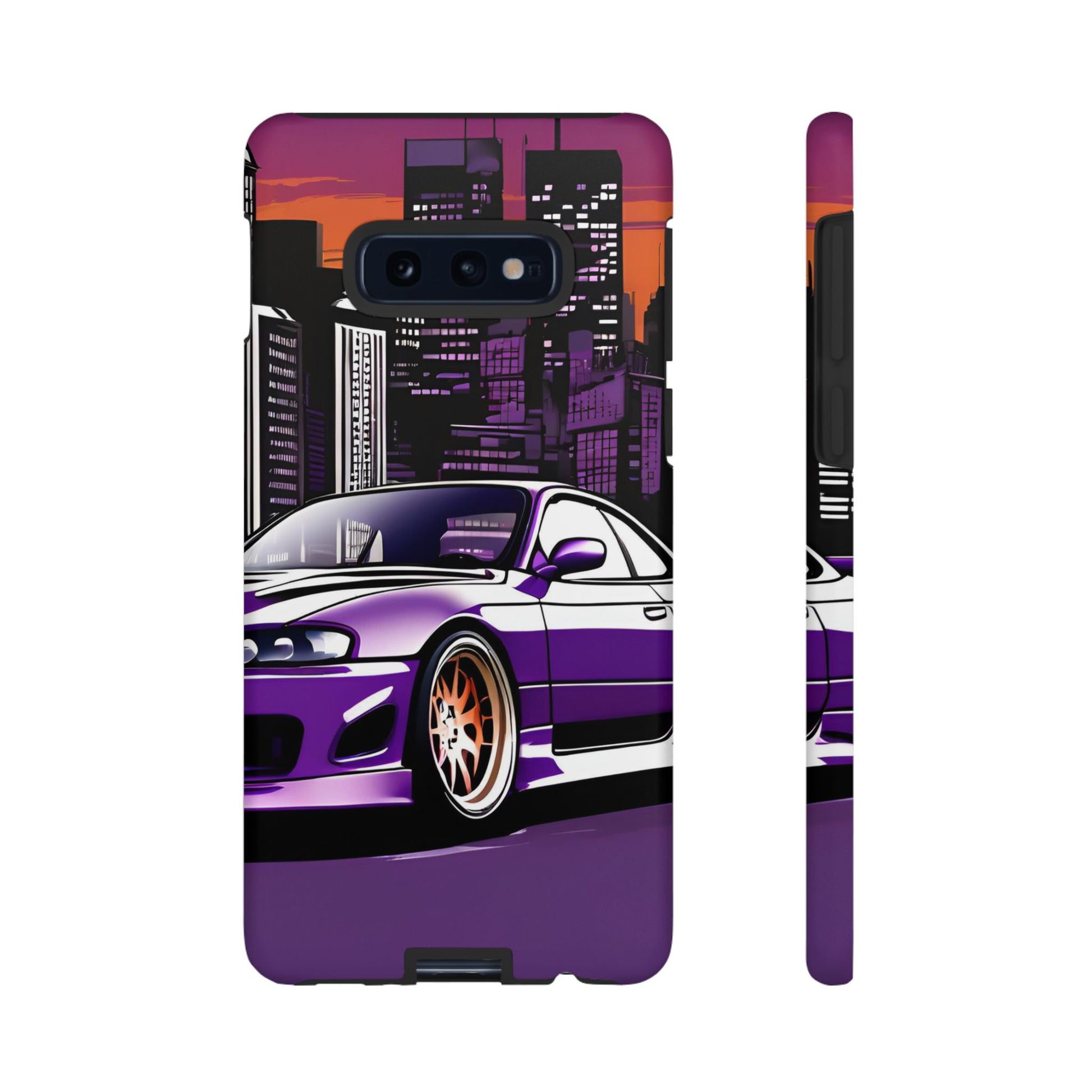 Nissan 240sx S15-Dual Layer Ultra Tough Phone Case Samsung Galaxy S10E Matte Printify by The Night Shift Automotive Apparel