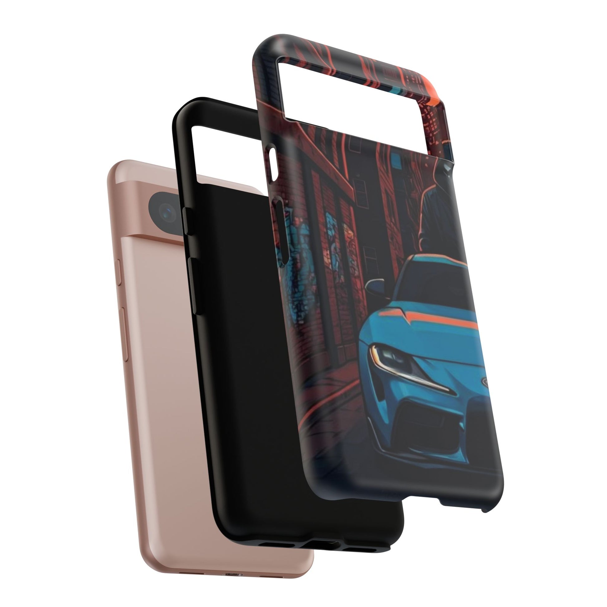 Toyota Supra MK-V Street Life-Dual Layer Ultra Tough Phone Case Printify by The Night Shift Automotive Apparel