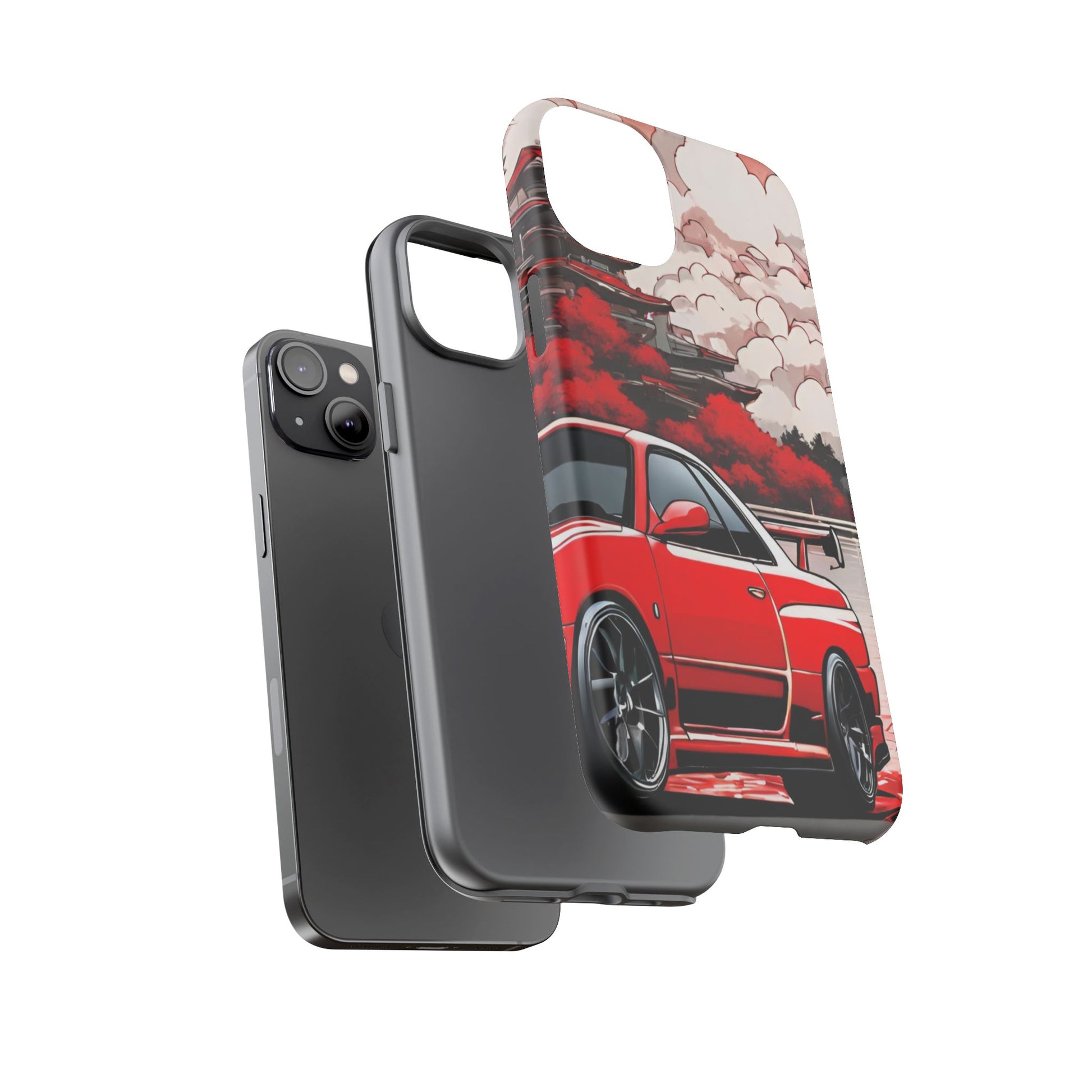 Nissan Skyline R34-Dual Layer Ultra Tough Phone Case Printify by The Night Shift Automotive Apparel
