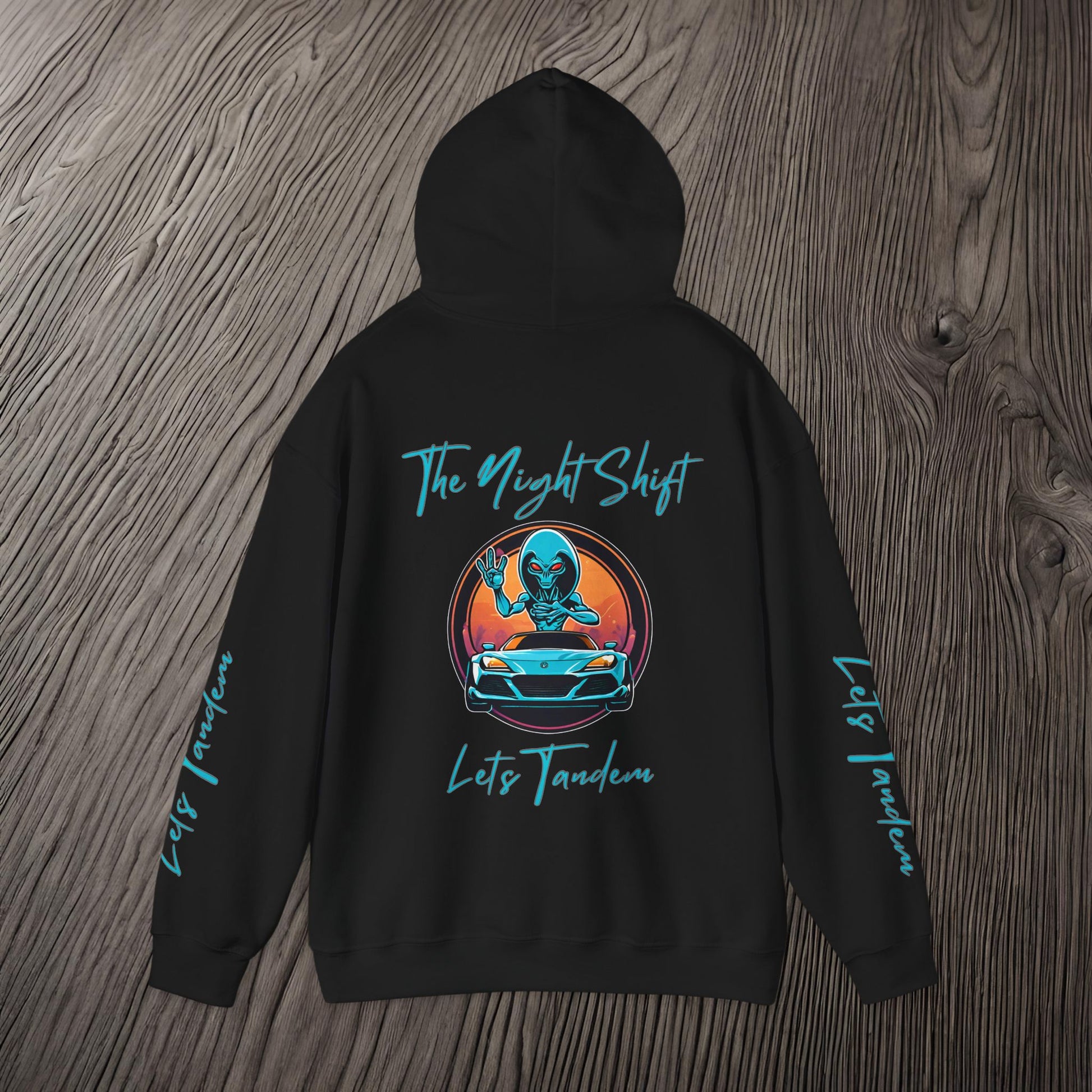 Lets Tandem Alien-Premium, Ultra Soft Unisex Hoodie Printify by The Night Shift Automotive Apparel
