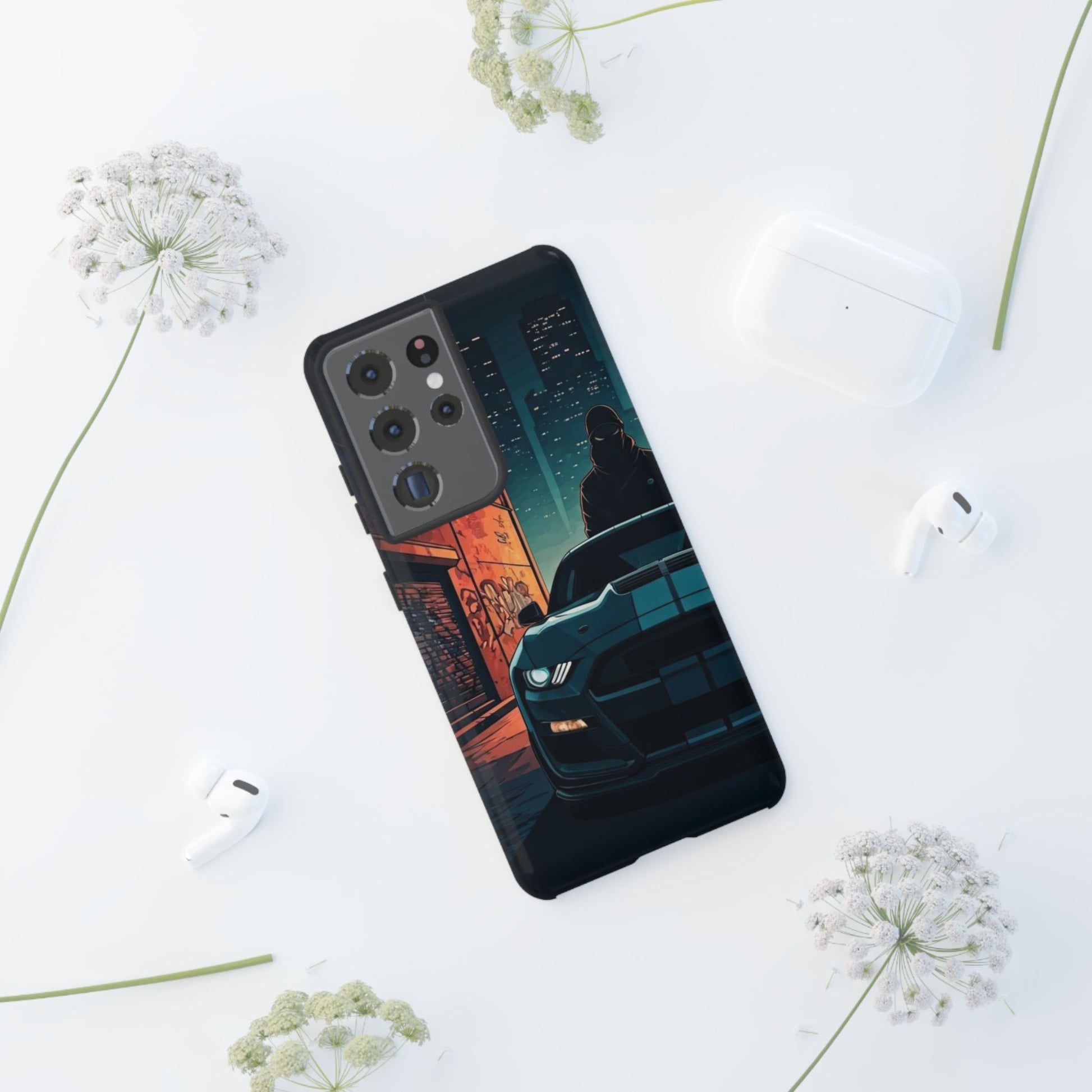 Ford Mustang Shelby GT350 Street Life-Dual Layer Ultra Tough Phone Case Printify by The Night Shift Automotive Apparel