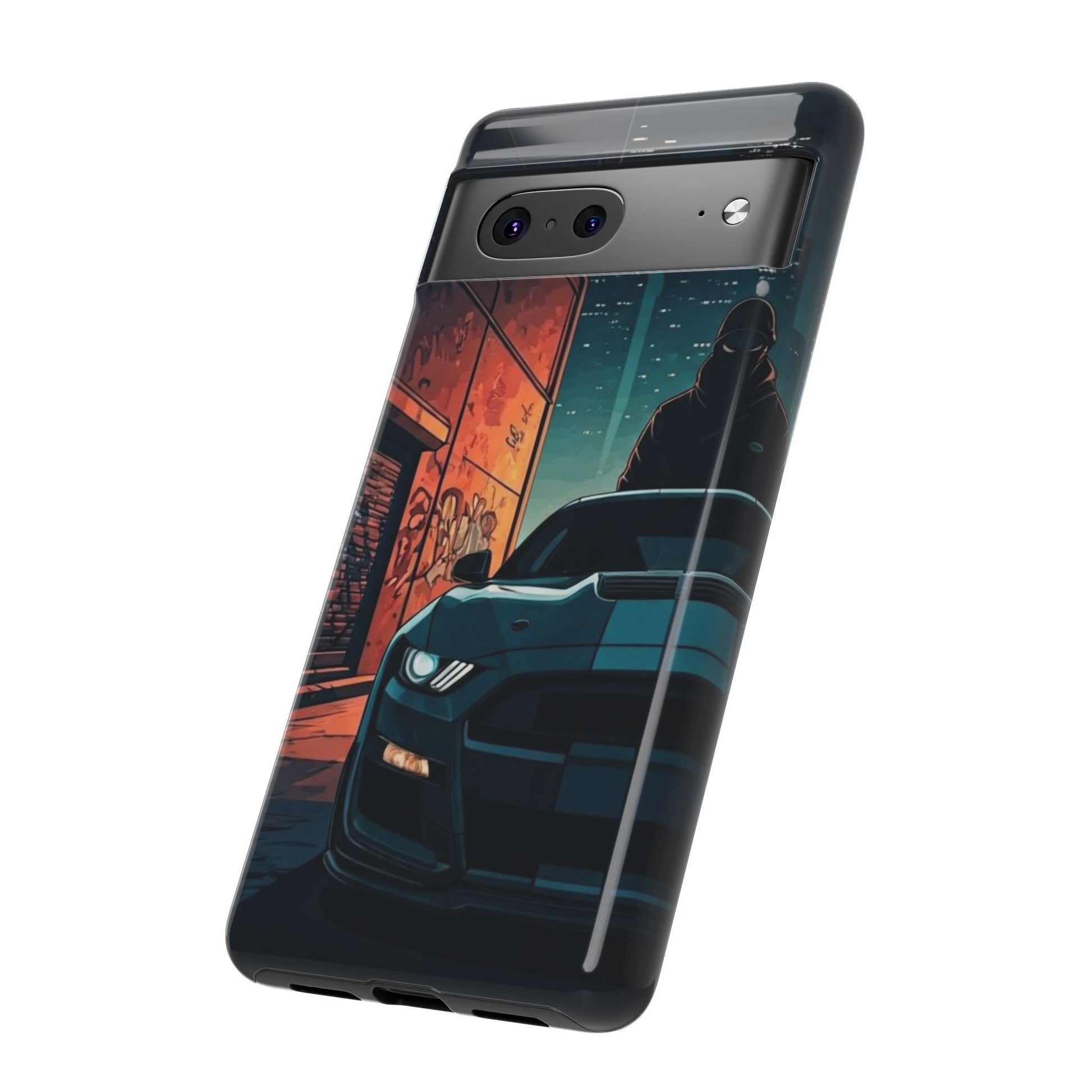 Ford Mustang Shelby GT350 Street Life-Dual Layer Ultra Tough Phone Case Printify by The Night Shift Automotive Apparel