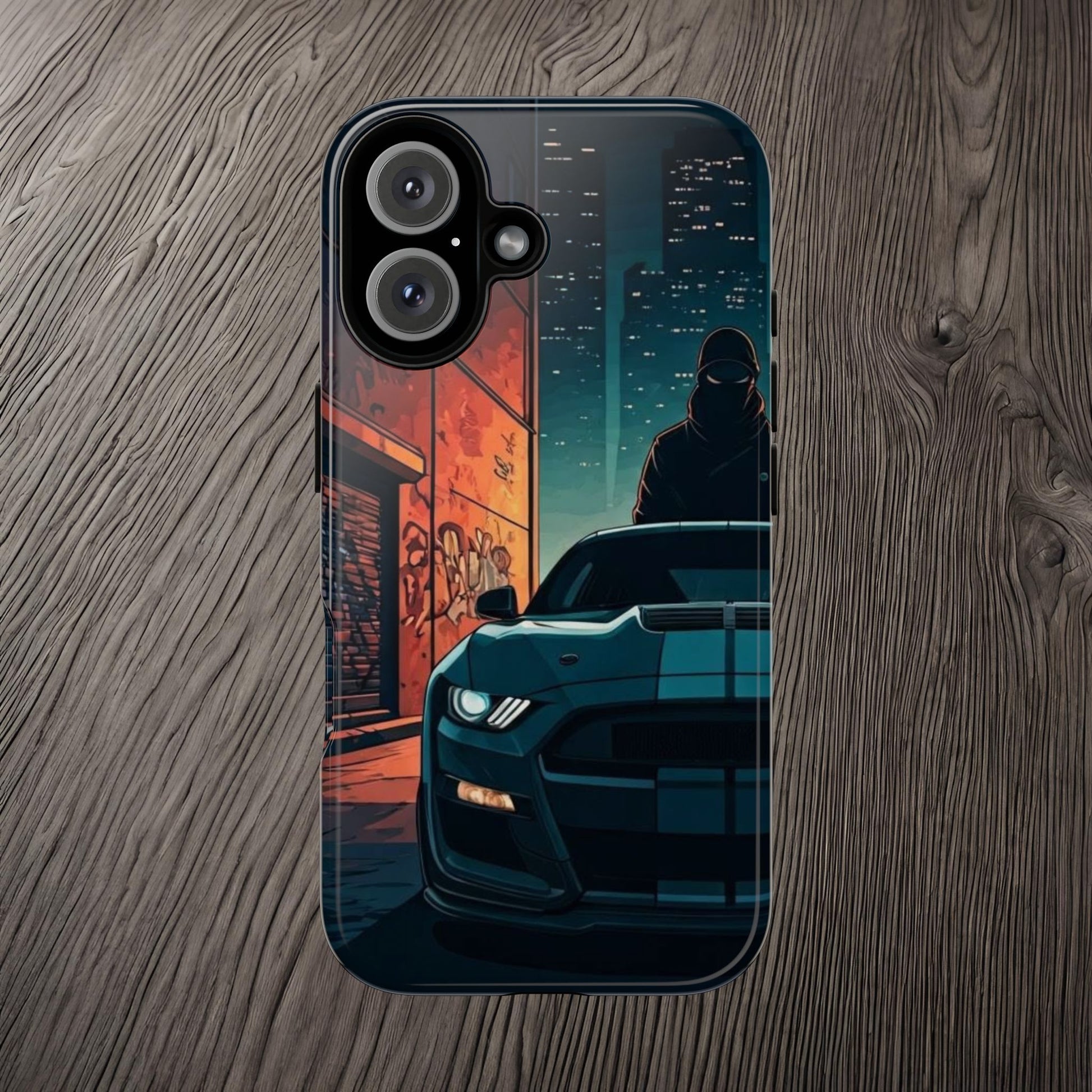 Ford Mustang Shelby GT350 Street Life-Dual Layer Ultra Tough Phone Case Printify by The Night Shift Automotive Apparel