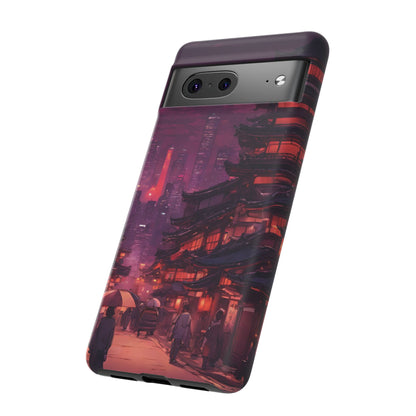 Traditional Japanese Village Countryside-Dual Layer Ultra Tough Phone Case Printify by The Night Shift Automotive Apparel