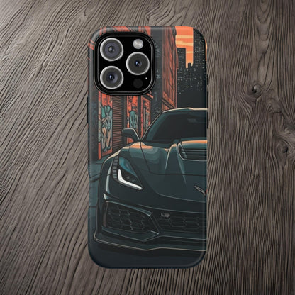 Chevy Corvette C7 Street Life-Dual Layer Ultra Tough Phone Case Printify by The Night Shift Automotive Apparel