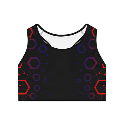 Women's Sports Bra Printify by The Night Shift Automotive Apparel