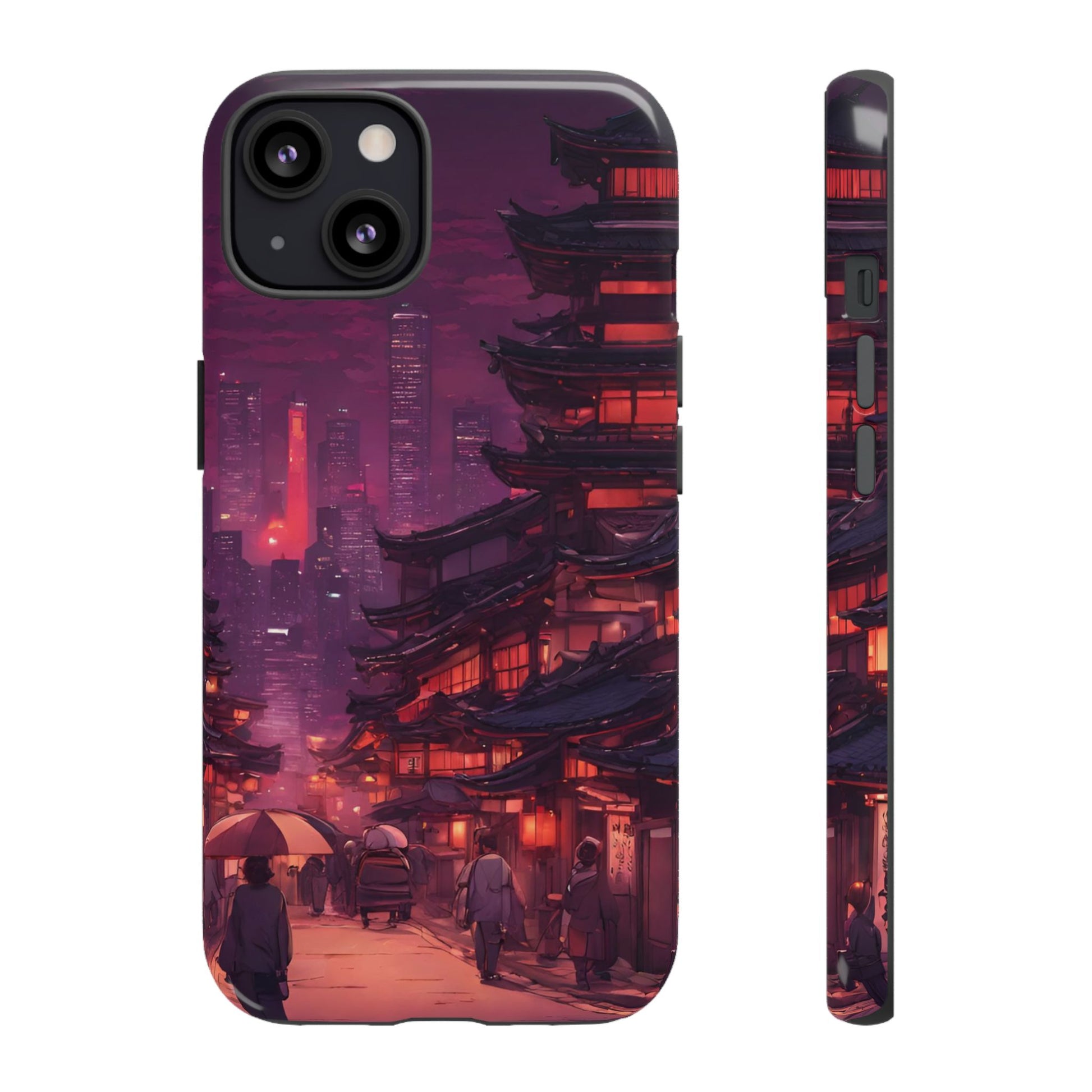Traditional Japanese Village Countryside-Dual Layer Ultra Tough Phone Case Printify by The Night Shift Automotive Apparel
