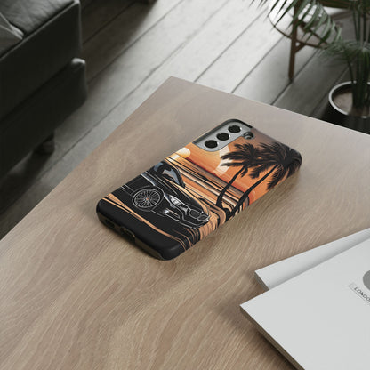 BMW Sunset On The Beach-Dual Layer Ultra Tough Phone Case Samsung Galaxy S22 Plus Matte Printify by The Night Shift Automotive Apparel