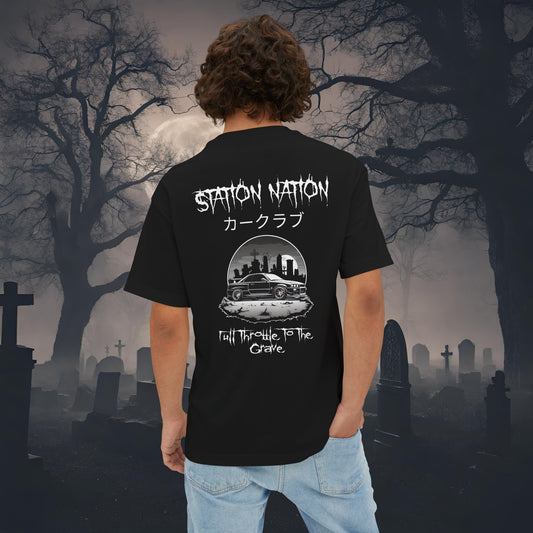 👻 HALLOWEEN LIMITED EDITION Nissan Skyline R34-Premium, Ultra Soft Oversized Boxy Tee
