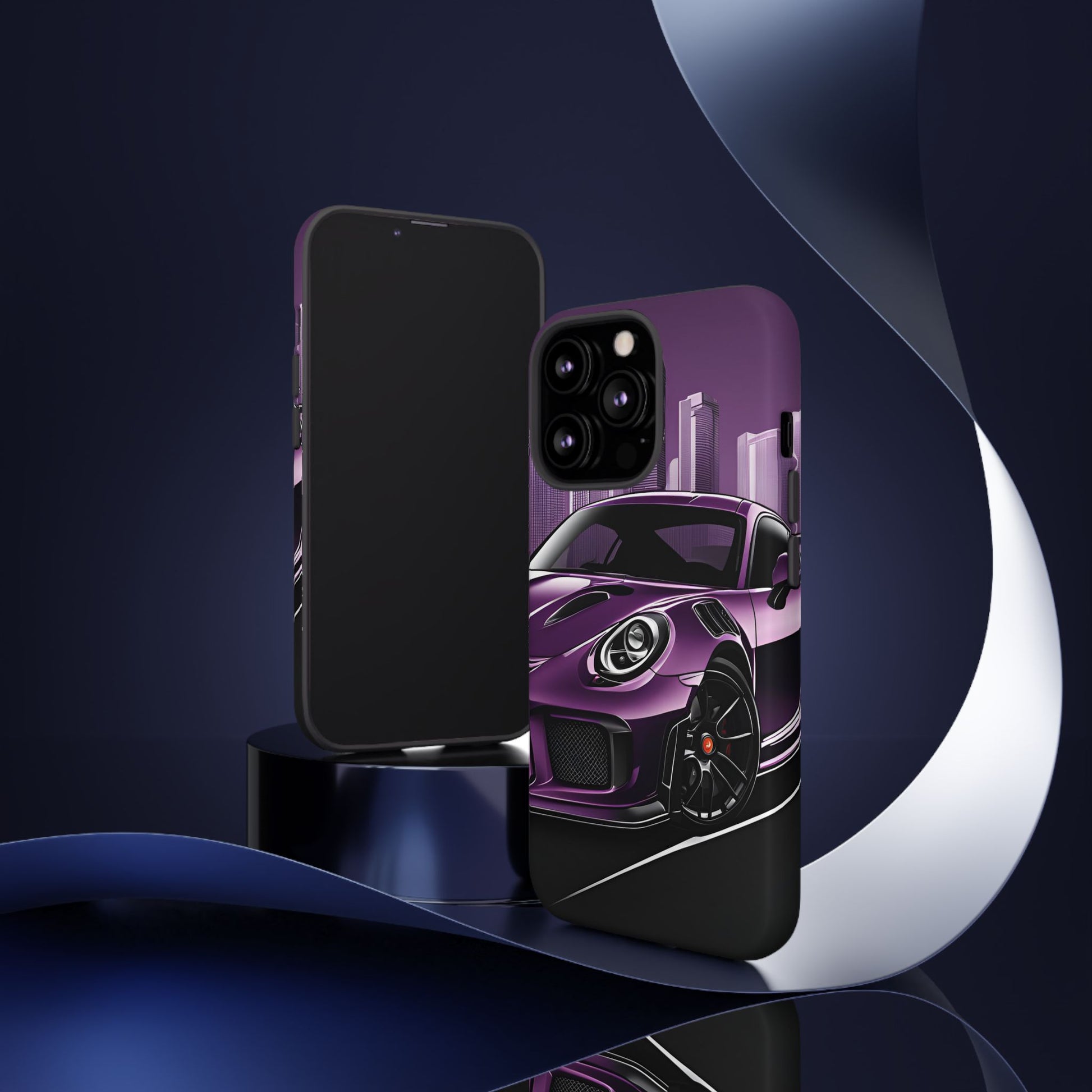 Porsche 911 GT3 RS-Dual Layer Ultra Tough Phone Case iPhone 13 Pro Matte Printify by The Night Shift Automotive Apparel