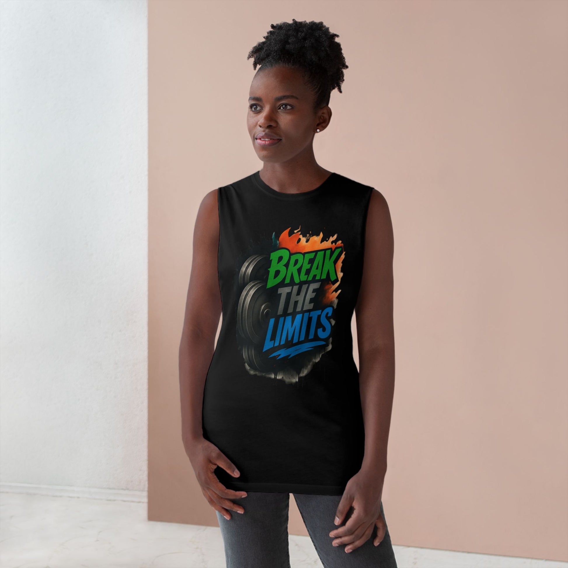 Break The Limits - Premium Unisex Barnard Tank Top Printify by The Night Shift Automotive Apparel