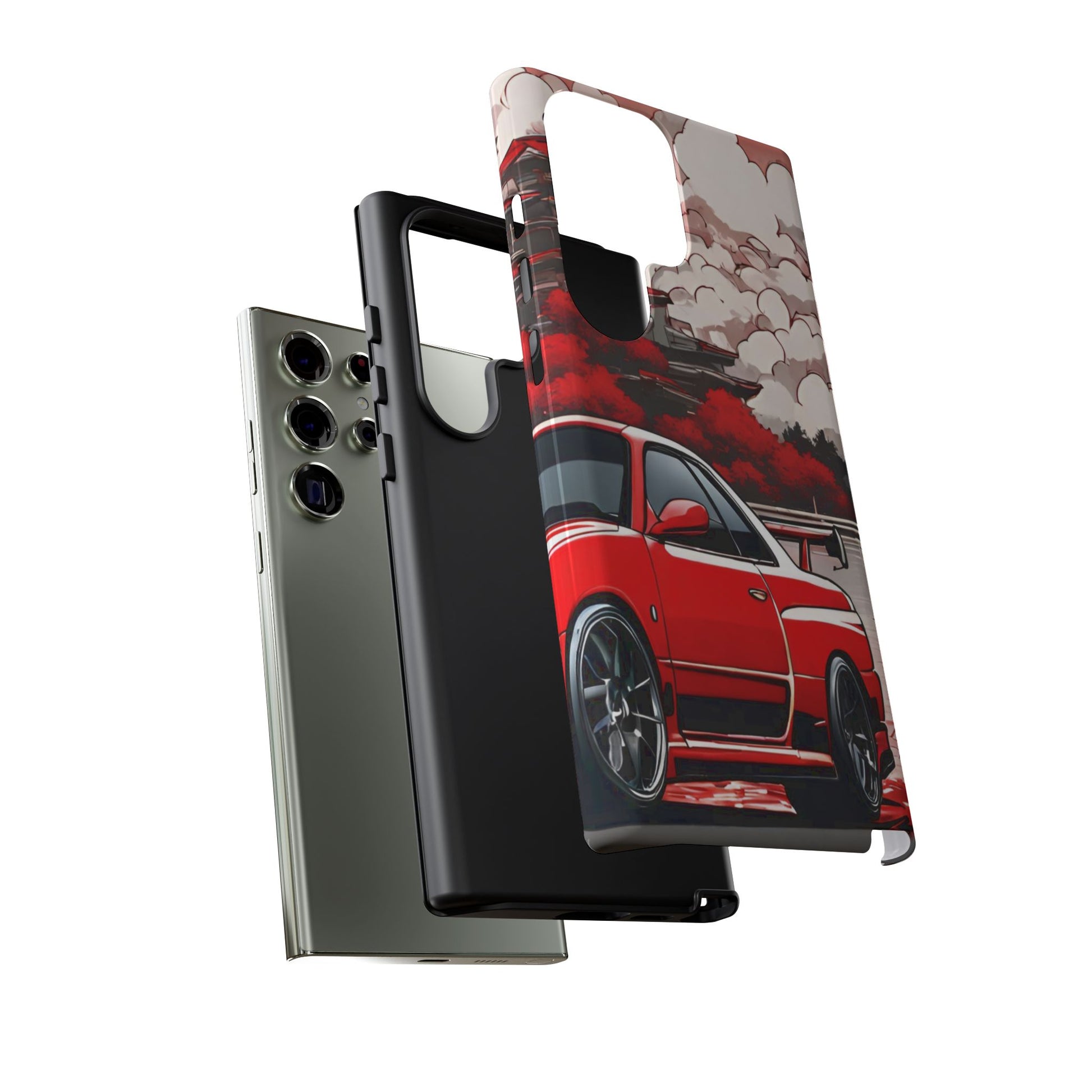 Nissan Skyline R34-Dual Layer Ultra Tough Phone Case Printify by The Night Shift Automotive Apparel