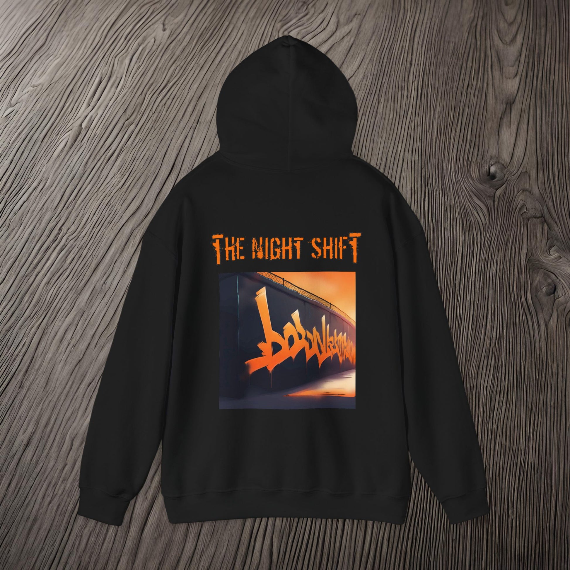 Graffiti Wall Urban Streets-Ultra Soft, Premium Hoodie Printify by The Night Shift Automotive Apparel