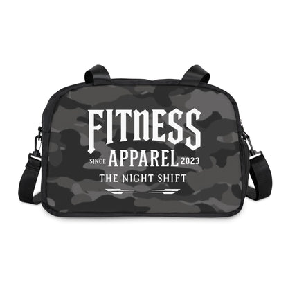 Gym & Fitness Handbag 12.4" x 13.3" Black Printify by The Night Shift Automotive Apparel