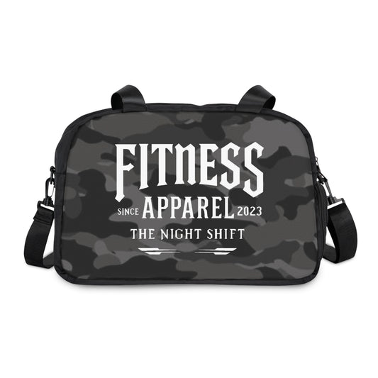 Gym & Fitness Handbag 12.4" x 13.3" Black Printify by The Night Shift Automotive Apparel