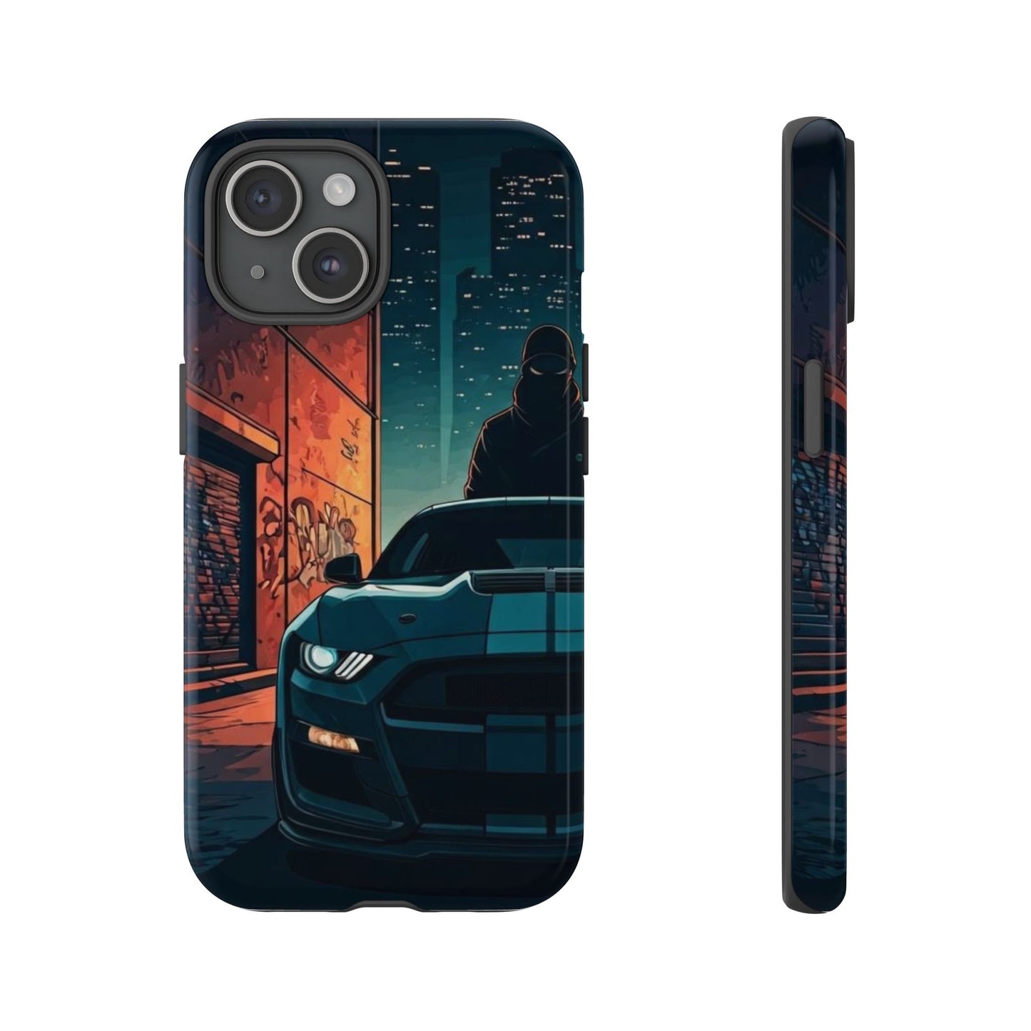 Ford Mustang Shelby GT350 Street Life-Dual Layer Ultra Tough Phone Case Printify by The Night Shift Automotive Apparel