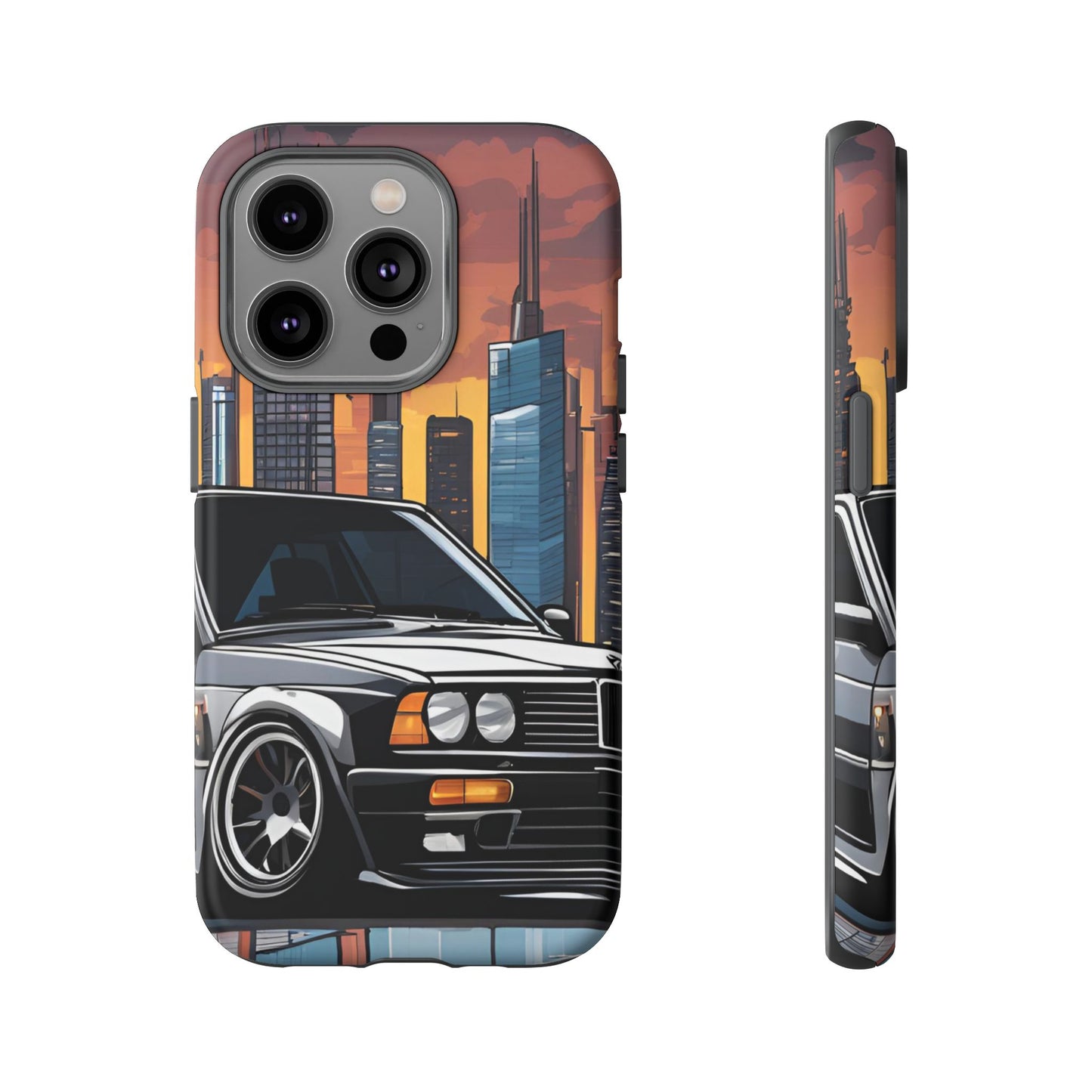 BMW E30 M3-Dual Layer Ultra Tough Phone Case Printify by The Night Shift Automotive Apparel