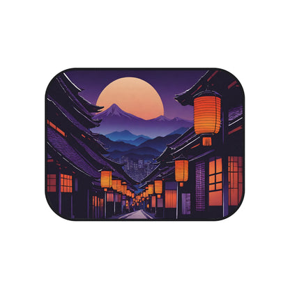 Lamplight Japanese Traditional Village-Premium, High Quality Car Floor Mats (Set of 4) Printify by The Night Shift Automotive Apparel