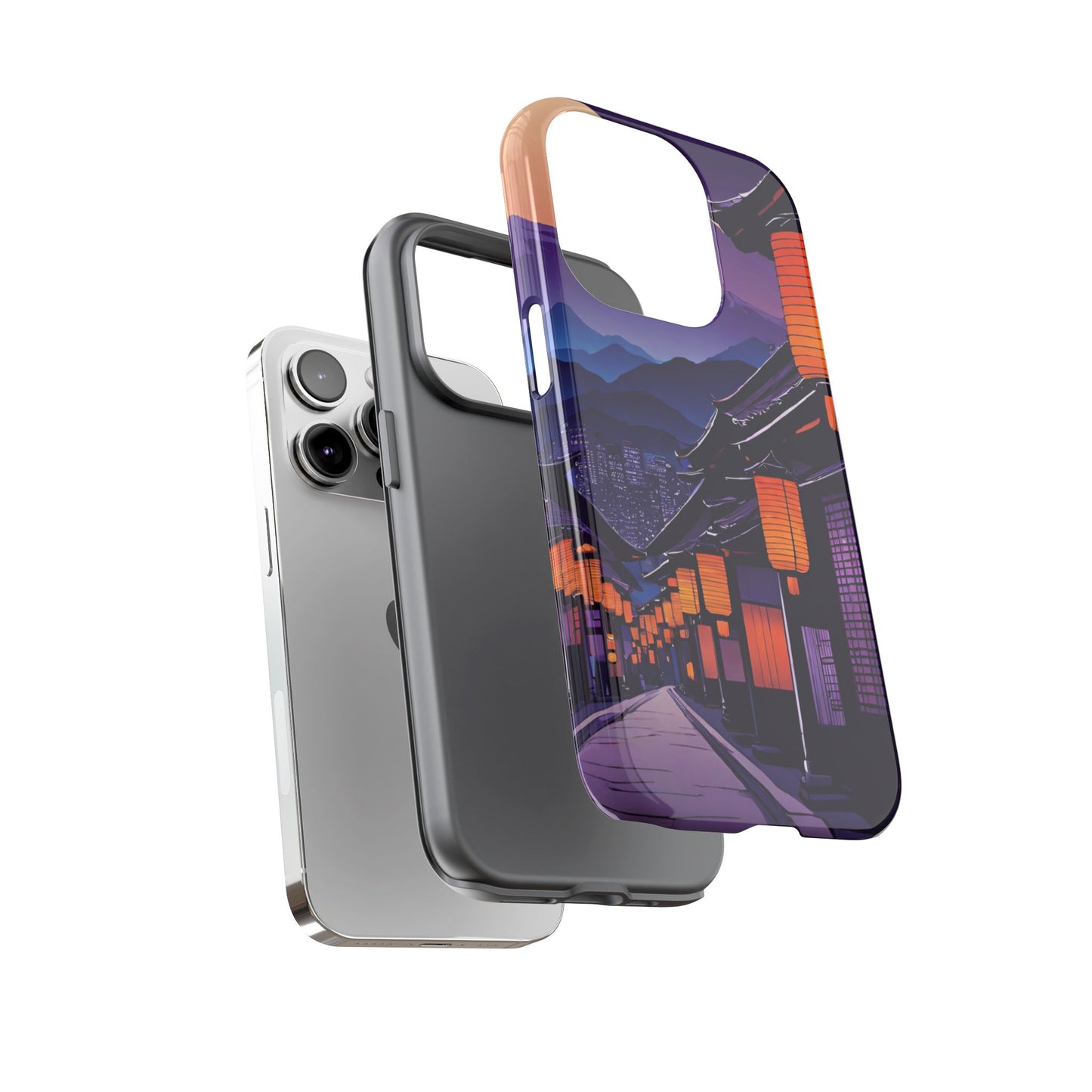 Traditional Japanese Village Countryside-Dual Layer Ultra Tough Phone Case Printify by The Night Shift Automotive Apparel
