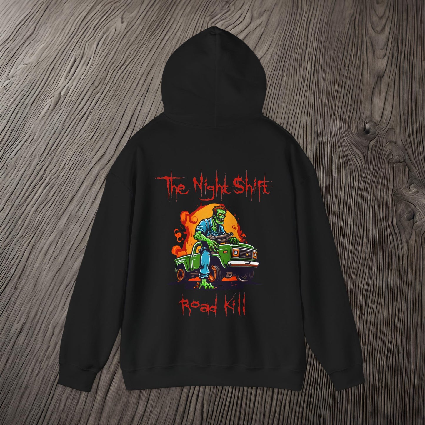 Zombie Road Kill-Ultra Soft, Premium Hoodie Printify by The Night Shift Automotive Apparel