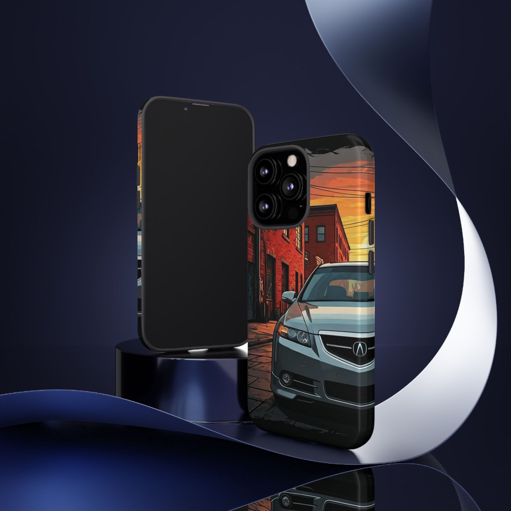 Acura TL Street Life-Dual Layer Ultra Tough Phone Case iPhone 13 Pro Glossy Printify by The Night Shift Automotive Apparel