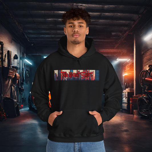 The Night Shift-Ultra Soft, Premium Hoodie Black Printify by The Night Shift Automotive Apparel