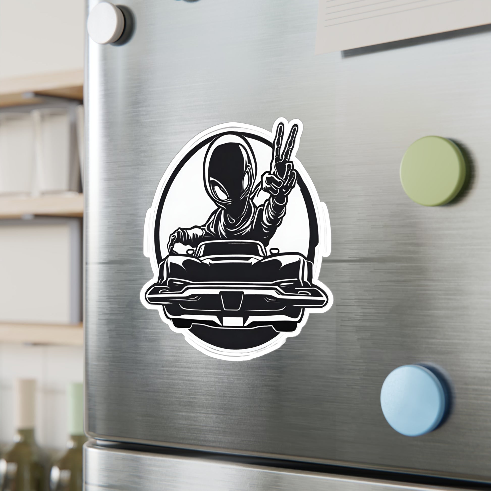 Kiss-Cut Vinyl Decals Printify by The Night Shift Automotive Apparel