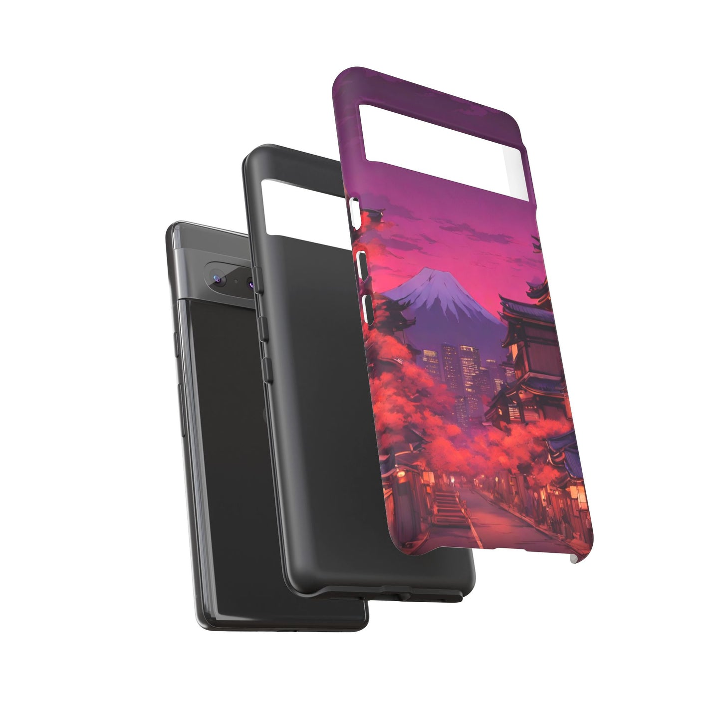 Traditional Japanese Village Countryside-Dual Layer Ultra Tough Phone Case Printify by The Night Shift Automotive Apparel
