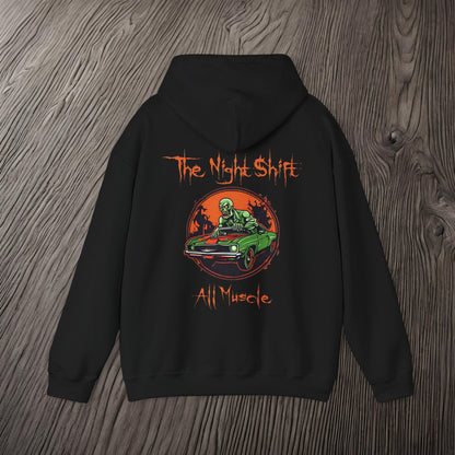 All Muscle Zombie Muscle Car-Ultra Soft, Premium Hoodie Printify by The Night Shift Automotive Apparel