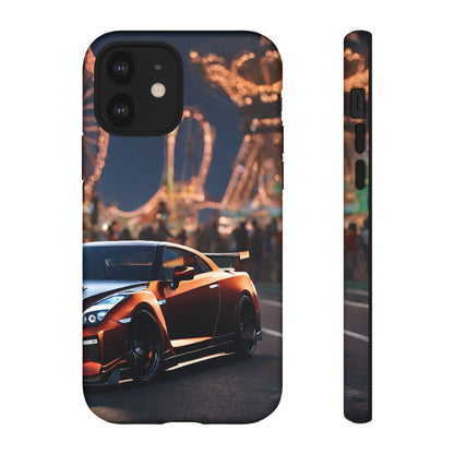 Nissan GTR R35-Dual Layer Ultra Tough Phone Case iPhone 12 Matte Printify by The Night Shift Automotive Apparel