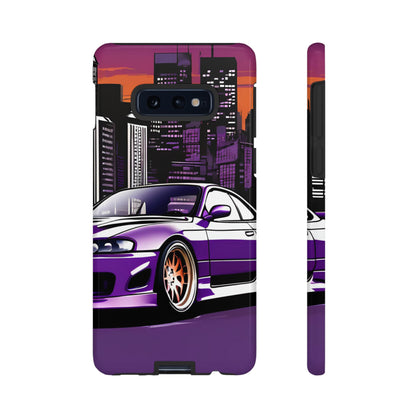 Nissan 240sx S15-Dual Layer Ultra Tough Phone Case Samsung Galaxy S10E Glossy Printify by The Night Shift Automotive Apparel