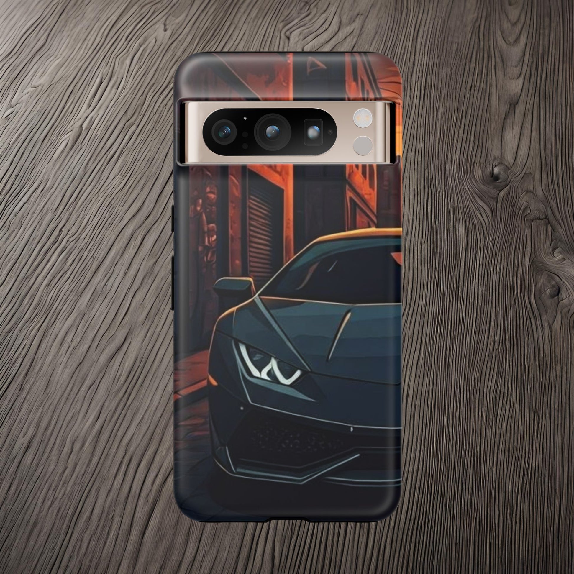 Lamborghini Huracan Street Life-Dual Layer Ultra Tough Phone Case Google Pixel 8 Pro Matte Printify by The Night Shift Automotive Apparel