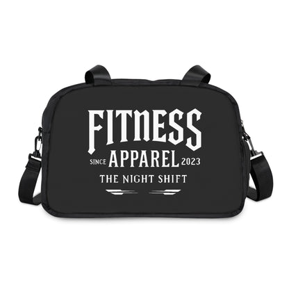 Gym & Fitness Handbag 12.4" x 13.3" Black Printify by The Night Shift Automotive Apparel