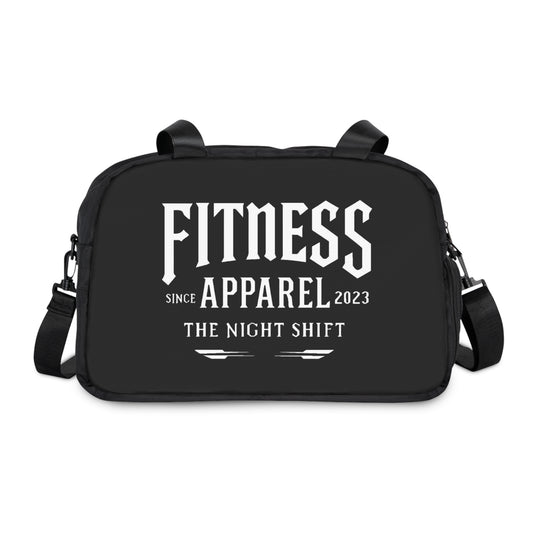 Gym & Fitness Handbag 12.4" x 13.3" Black Printify by The Night Shift Automotive Apparel