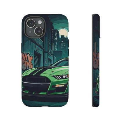Ford Mustang Shelby GT500 Street Life-Dual Layer Ultra Tough Phone Case Printify by The Night Shift Automotive Apparel