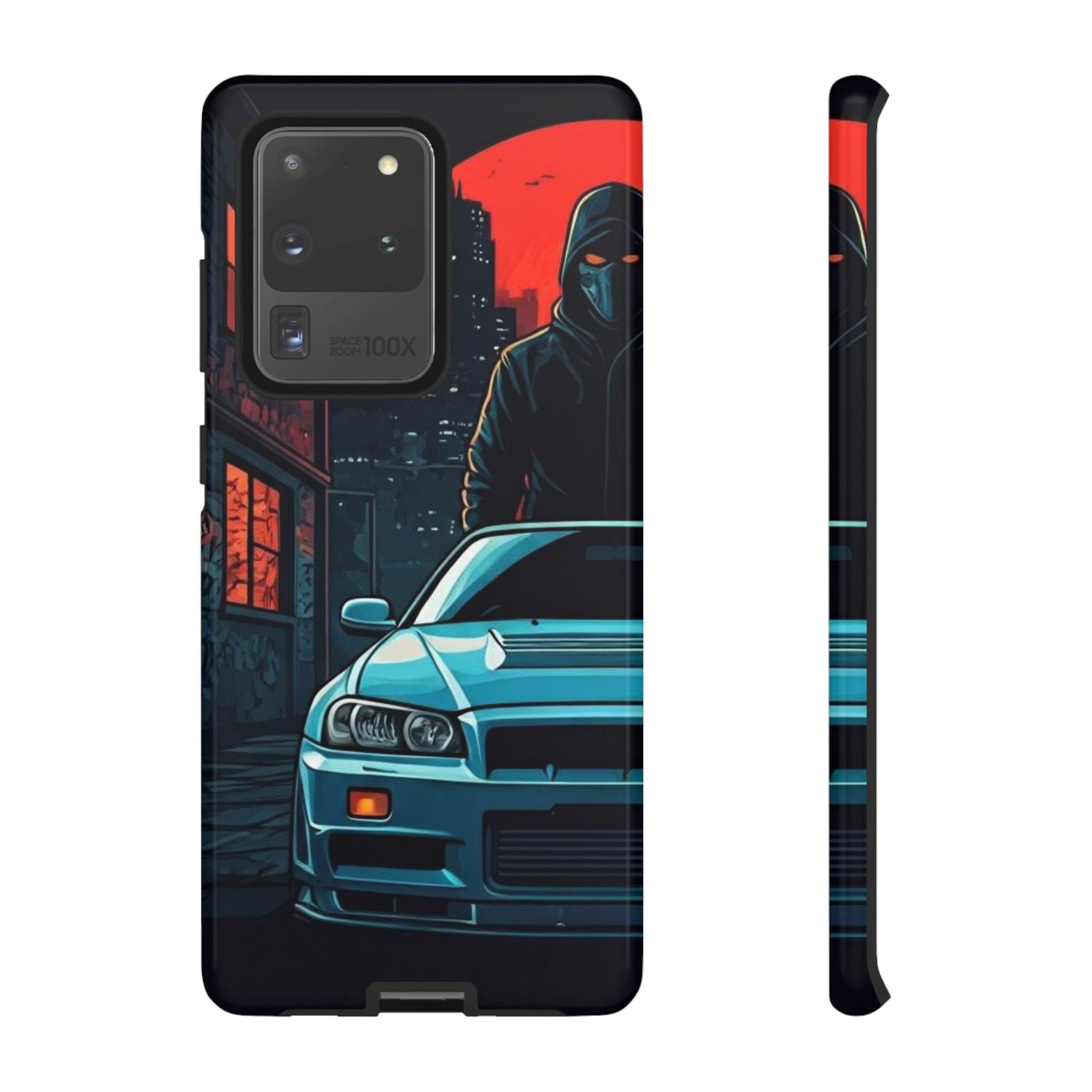 Nissan Skyline R34 Street Life-Dual Layer Ultra Tough Phone Case Samsung Galaxy S20 Ultra Glossy Printify by The Night Shift Automotive Apparel
