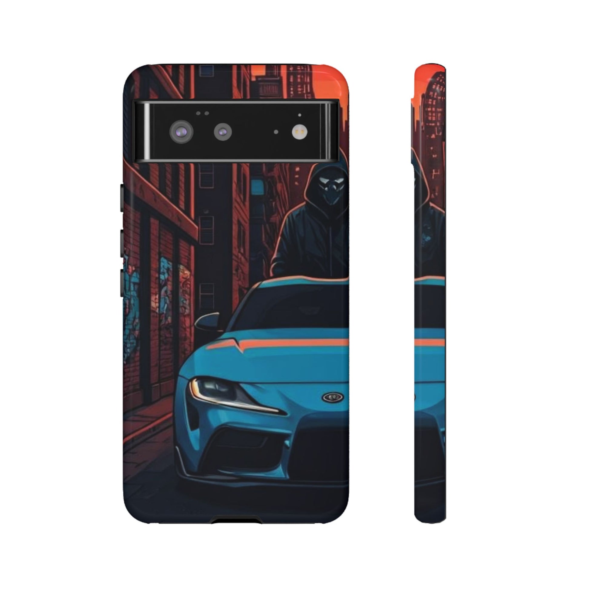 Toyota Supra MK-V Street Life-Dual Layer Ultra Tough Phone Case Printify by The Night Shift Automotive Apparel