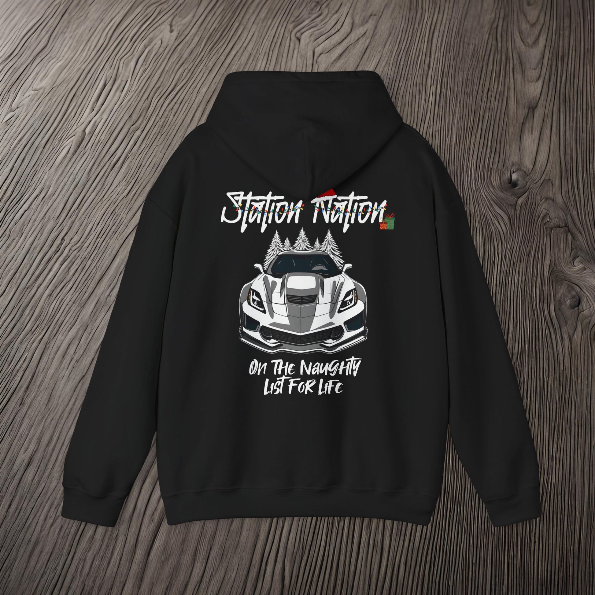 🎁 Christmas Limited Edition Station Nation-Ultra Soft, Premium Hoodie Printify by The Night Shift Automotive Apparel
