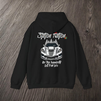 🎁 Christmas Limited Edition Station Nation-Ultra Soft, Premium Hoodie Printify by The Night Shift Automotive Apparel