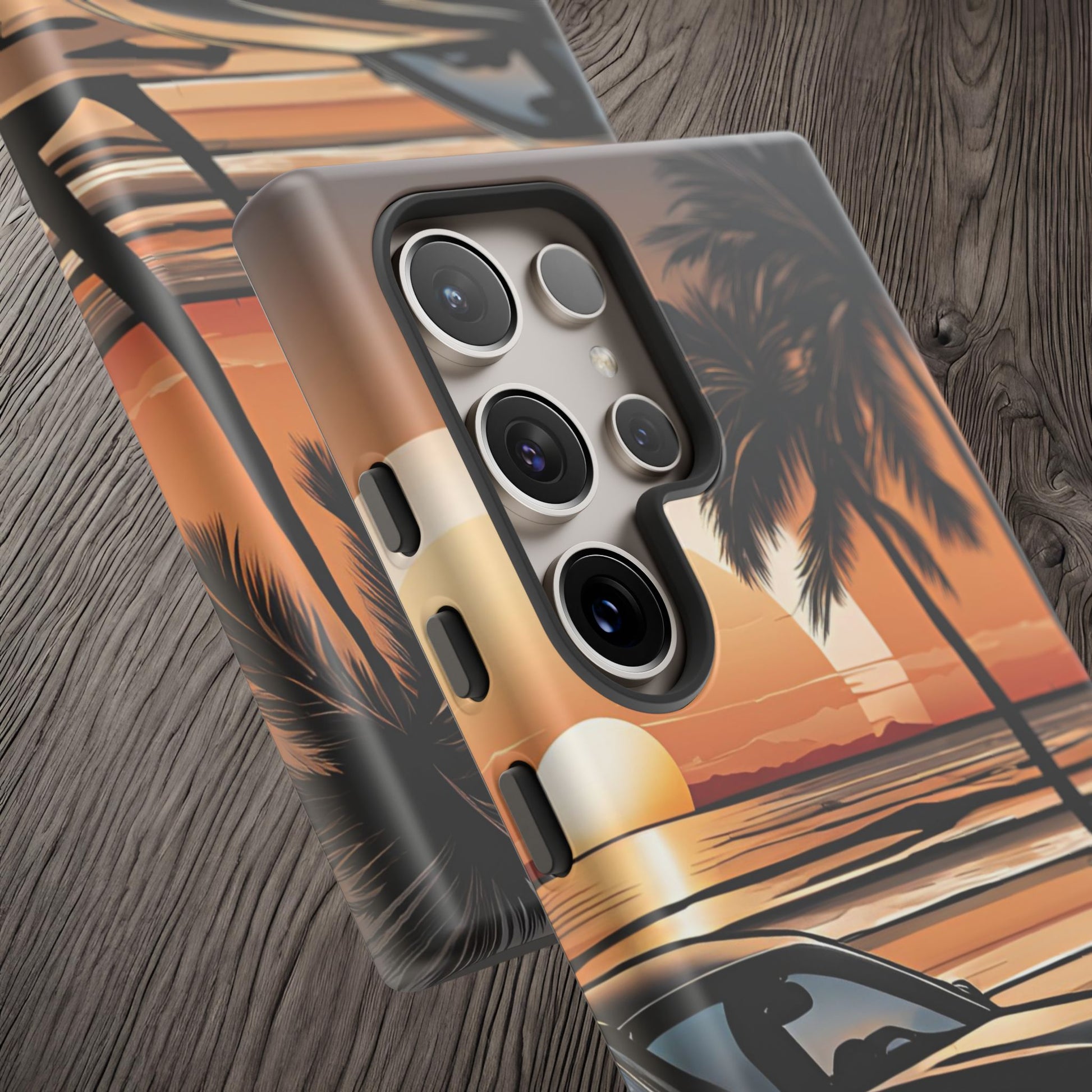 BMW Sunset On The Beach-Dual Layer Ultra Tough Phone Case Printify by The Night Shift Automotive Apparel