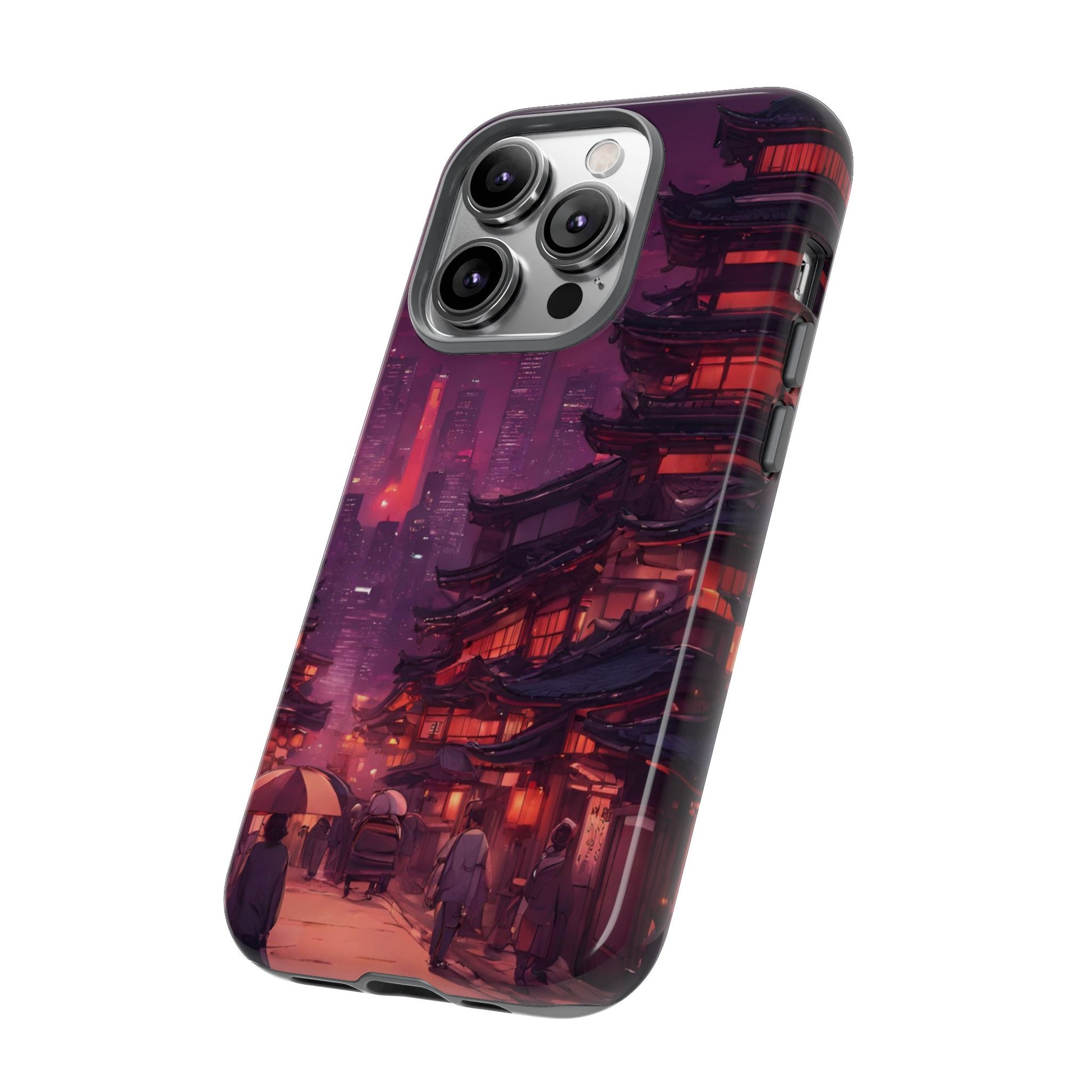 Traditional Japanese Village Countryside-Dual Layer Ultra Tough Phone Case Printify by The Night Shift Automotive Apparel