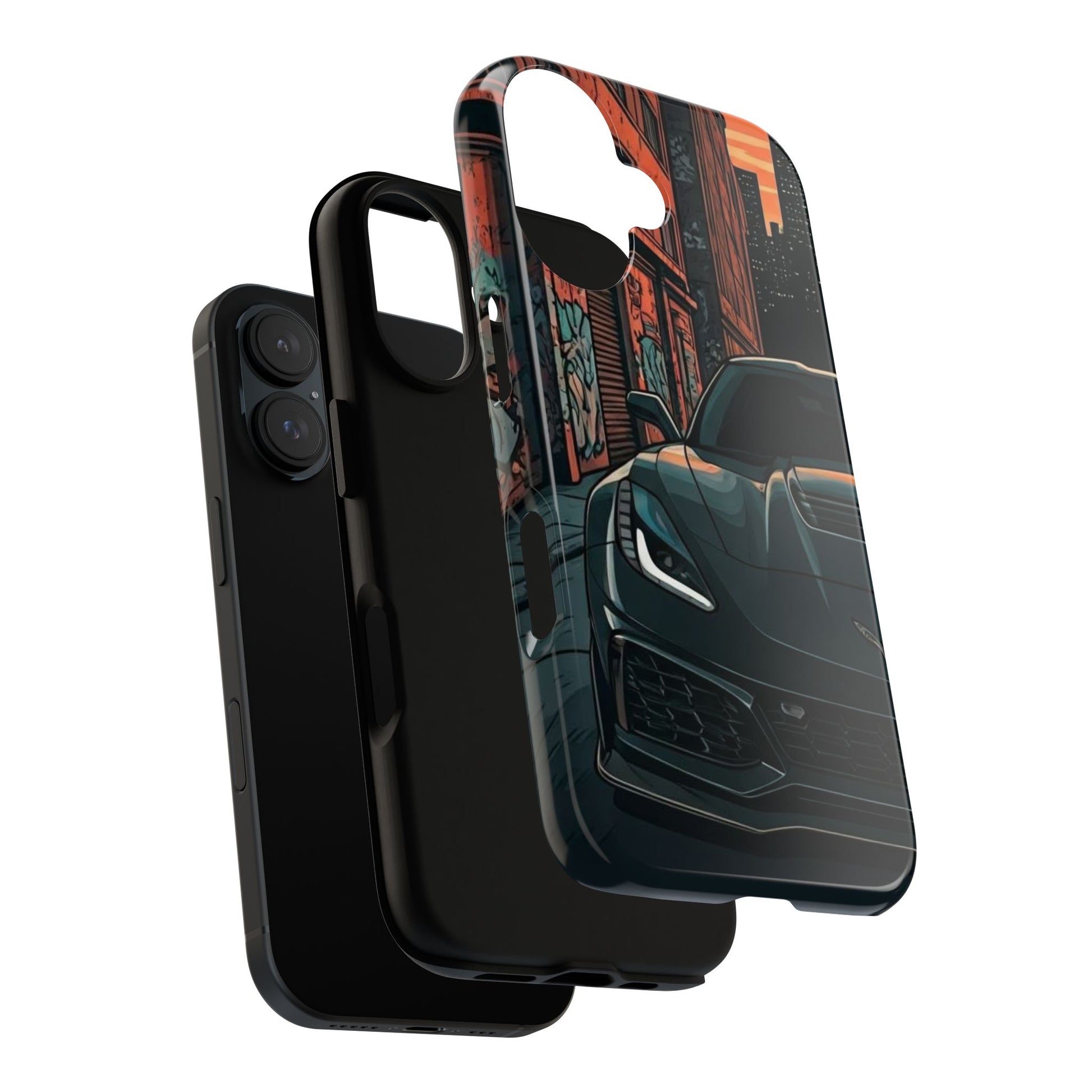 Chevy Corvette C7 Street Life-Dual Layer Ultra Tough Phone Case Printify by The Night Shift Automotive Apparel